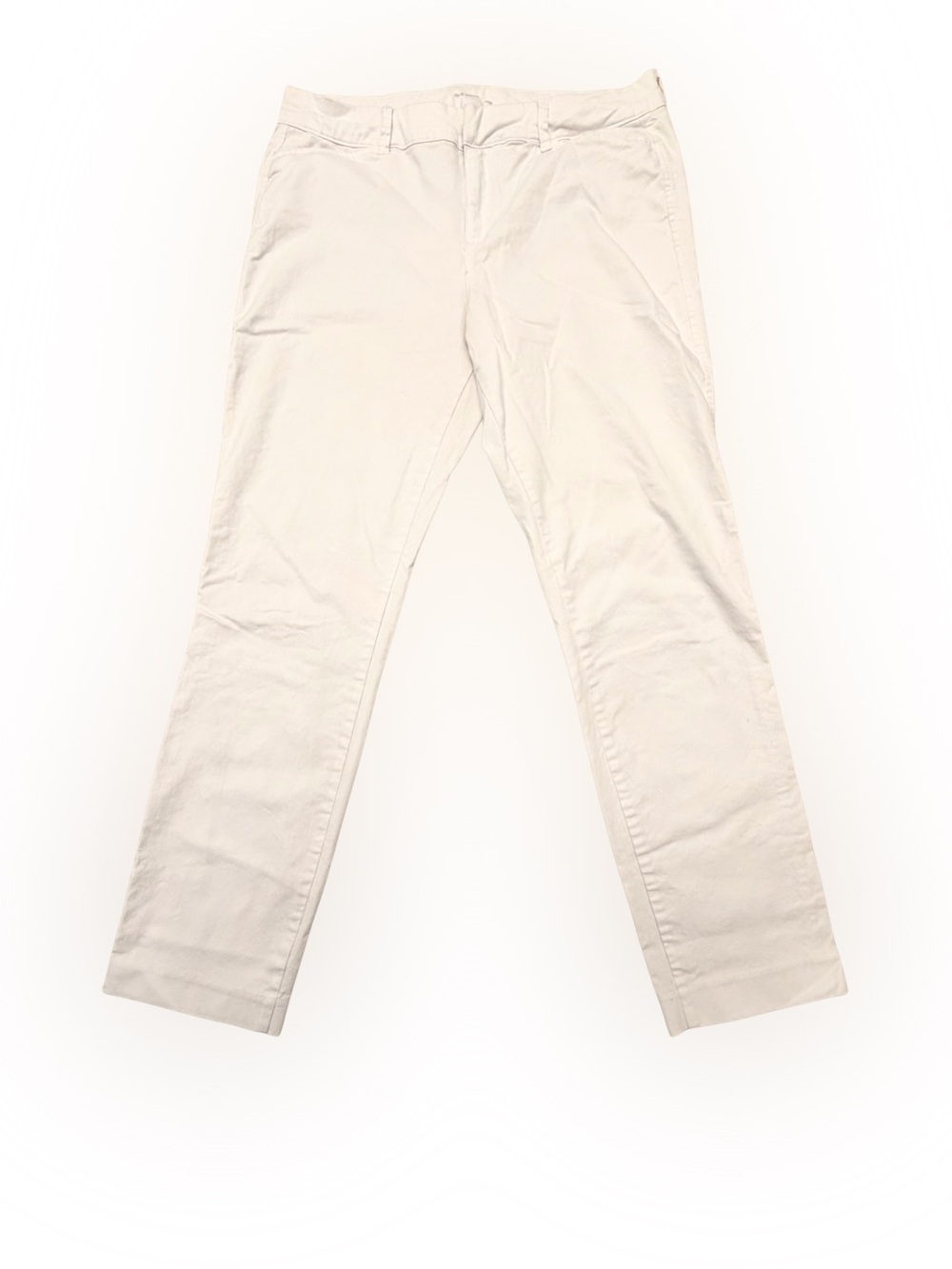 Women’s Old Navy Classic White Straight Leg Pixie Pants size 10